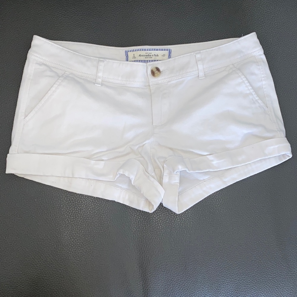 Abercrombie & Fitch White Shorts